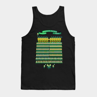 Miniature Mermaid Army Tank Top